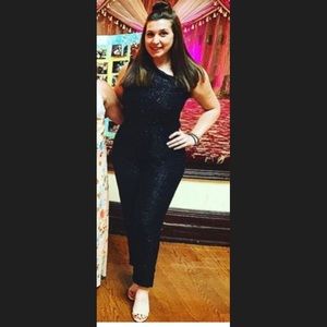 Black one shoulder Jumpsuit